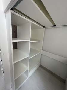 1x near new Ikea Smastad loft bed - white with no desk