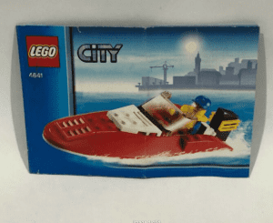 LEGO City 4641 Speed Boat 100% Complete With Book Instructions
