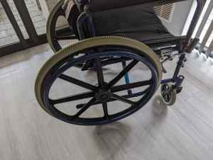 Quality folding wheelchair