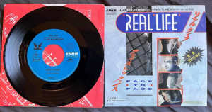 Real Life ‎– Face To Face 7” Japanese promo(80’s synth pop)1985