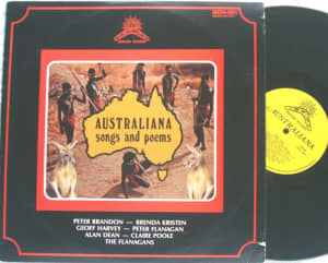 Traditional Country Folk  - AUSTRALIANA: Songs And Poems Vinyl 1978