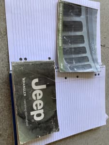 Jeep owners books