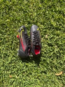 NIKE MERCURIAL VAPOR 14 ELITE FG BLACK-CYBER-OFF NOIR SZ 12 [CQ7635-090] 