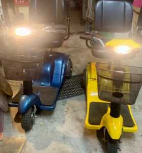 2 Cadi mobility scooters/ gophers