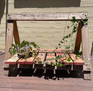 Rustic plants stand $50