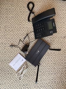 corded landline telephones (3) and wireless N VDSL/ADSL Modem Router