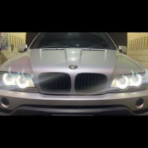 BMW X5 E53******2003 SUV 3D Halo Projector Headlights Black