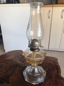 Antique glass lantern
