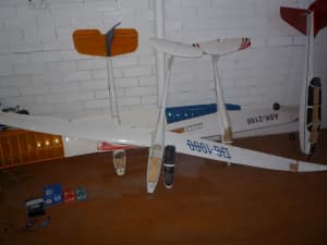 Model RC boats, aircraft and parts.