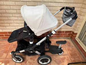 Bugaboo buffalo pram and attachments for second child
