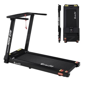 Treadmill Electric Home Gym Fitness Excercise Fully Foldable 420mm Bla