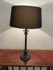 Neo Classic Cast Iron black table lamp
