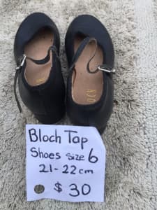 Bloch Black Tap Shoe Size 6
