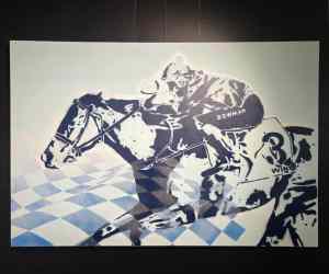 Win with Winx - The Mighty Mare by ATA 2m x 1.2m Canvas Street Art