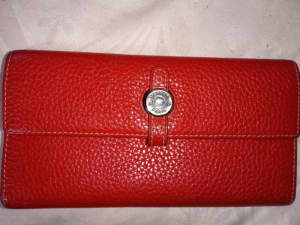 RED HERMES PURSE NWT