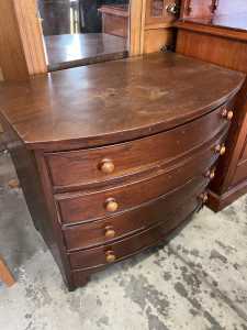 Antique dresser table drawers cabinet