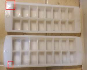 3x Ice making tray for fridge freezer, Carlton pickup