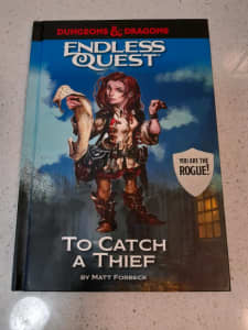 Dungeons & Dragons ENDLESS QUEST TO CATCH A THIEF BOOK Hardcover Mint 