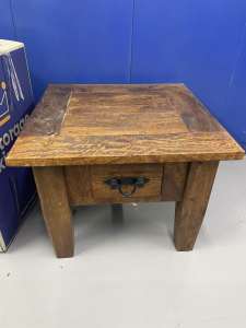 Timber small side table