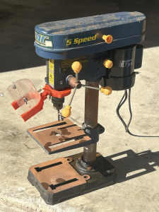 5 speed GMC drill press in good used condition