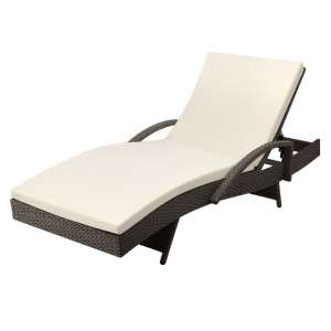 Gardeon Sun Lounge Wicker Lounger Outdoor Furniture Beach Chair Patio