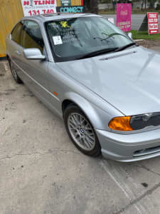 WRECKING 4/2000 BMW 323Ci 2.5LTR M52 B25 2DR COUPE MANUAL SILVER