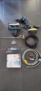 Power tools, bbq gas line and other stuff