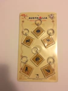 Australia souvenir key rings new in packet