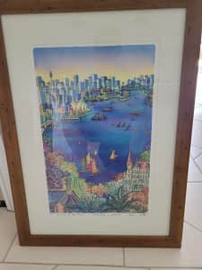 A day at the races Rose Bay Print - Alison Ashley Sydney Harbour
