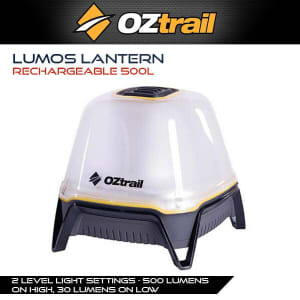 2 X OZTRAIL LUMOS LANTERN RECHARGE LAMP CAMPING FISHING OUTDOOR LIGHT