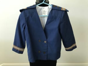 Boys sailor style jacket. Minoa Baby Wear of Melbourne. 1970s