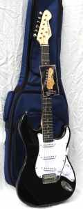 Tokai ST Black Electric Guitar WITH FREE $69 Tokai Gig Bag