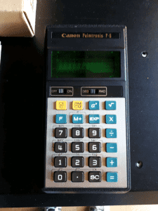 Cannon Palmtronic calculator F6