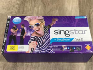 PS3 SingStar Vol 2 Microphones And Games Boxed Complete Near New