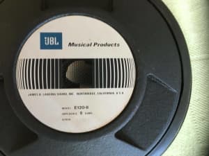guitar amplifier speakers - JBL E120 - (x2)