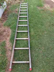 Aluminium Ladder 3.7mts Long Well Used In Good Condition 