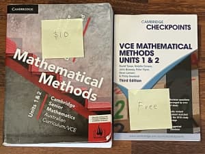 $10 Maths Methods 1&2 Cambridge