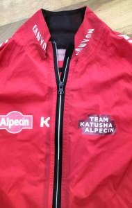Katusha team bike jacket