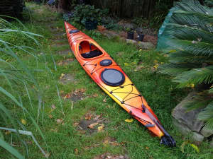 Wilderness Systems sit-inside kayak with rudder