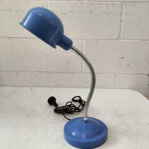 Cute blue retro style desk lamp. 