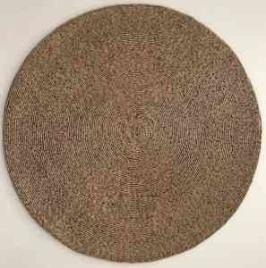 4 Pottery Barn 38cm Round Gold Beaded Placemats RRP $136 - FIXED PRICE