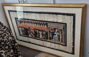 Egyptian Hieroglyphics Framed Picture