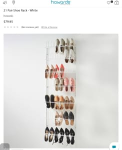 Shoe rack shoe storage 21 pairs