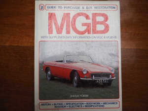 MGB Spare Workshop Manuals and Books asstd -see list