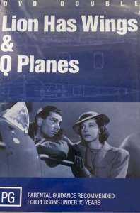 * RRP $30* 1939 DVD Lion Has Wings & Q Planes 149min B&W Movie Film