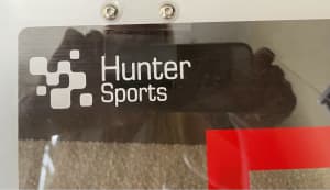 HUNTER SPORTS MINI OVER DOOR BASKET BALL STAND AND BALL NEARLY NEW