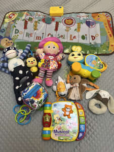 Baby and toddler toys bundle incl Lamaze leap frog, fisher price