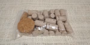 Corks 31 Random sized for Crafting, floats etc.