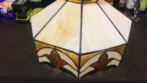 Large Stained glass light shade No damage 