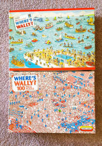 Wheres Wally AT SEA & THE LAND OF WOOFS 100 Jigsaw